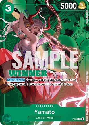 Yamato - P-008 (Winner Pack Vol. 1) (P-008) - One Piece Promotion Cards