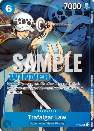 (P-009) Trafalgar Law - P-009 (Winner Pack Vol. 1) - One Piece Promotion Cards Normal