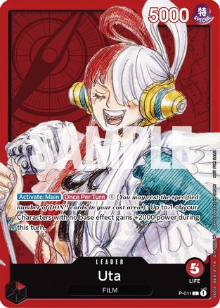 (P-011) Uta (One Piece Film Red) - One Piece Promotion Cards Normal