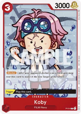 Koby (One Piece Film Red) (P-014) - One Piece Promotion Cards