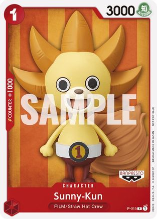(P-015) Sunny-Kun (One Piece Film Red) - One Piece Promotion Cards Normal