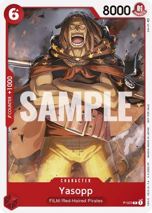 (P-023) Yasopp (One Piece Film Red) - One Piece Promotion Cards Normal