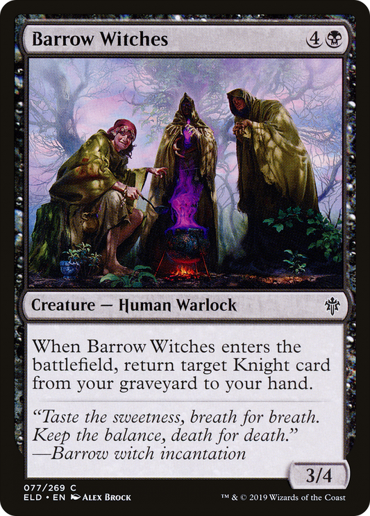 Barrow Witches (ELD-077) - Throne of Eldraine