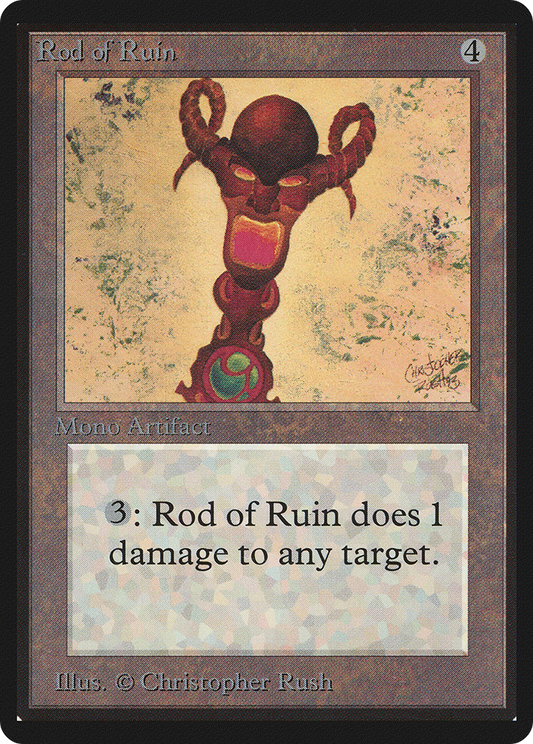 Rod of Ruin (LEB-269) - Limited Edition Beta