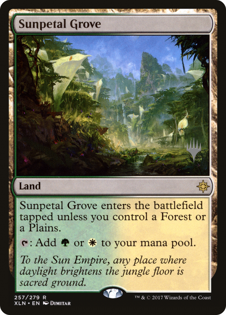 Sunpetal Grove (PPM20-257P) - Ixalan Promos (Promo Pack) Foil