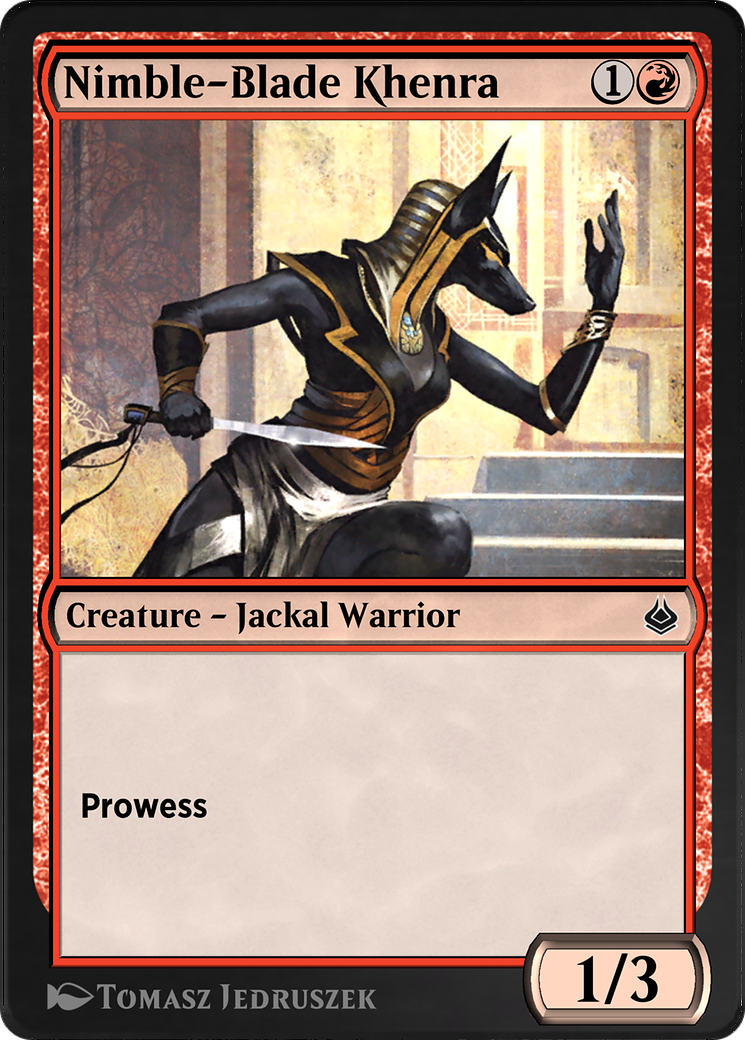 Nimble-Blade Khenra (AKR-168) - Amonkhet Remastered