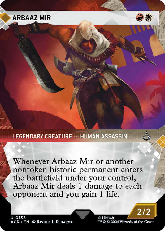 Arbaaz Mir (ACR-138) - Assassin's Creed: (Showcase) (Borderless) Foil