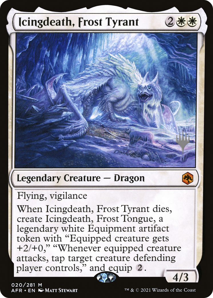 Icingdeath, Frost Tyrant (PPAFR-20P) - Adventures in the Forgotten Realms Promos (Promo Pack)