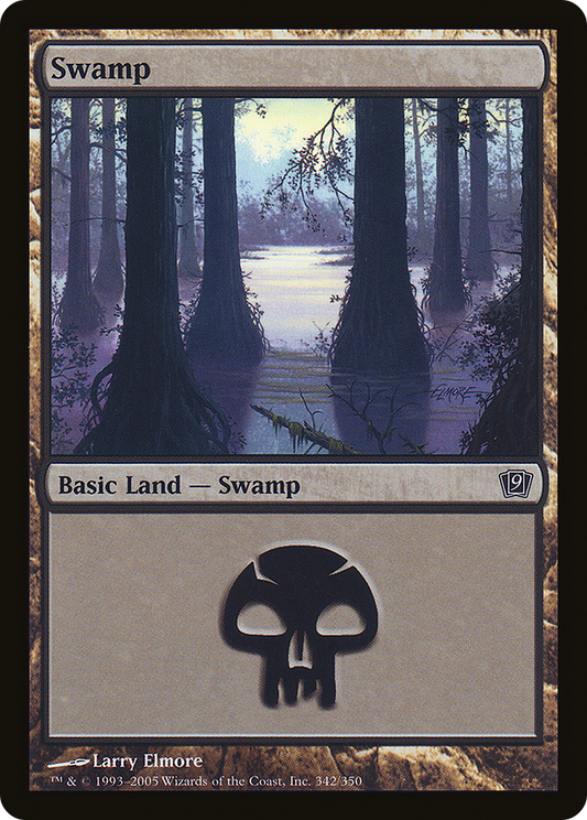 Swamp (9ED-342★) - Ninth Edition Foil