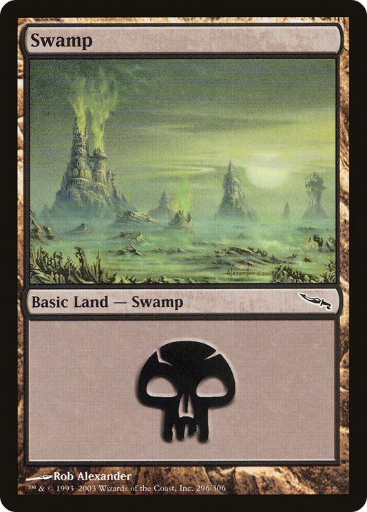 Swamp (MRD-296) - Mirrodin Foil