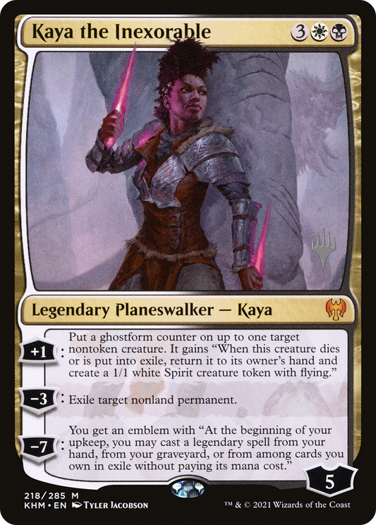 Kaya the Inexorable (PKHM-218P) - Kaldheim Promos