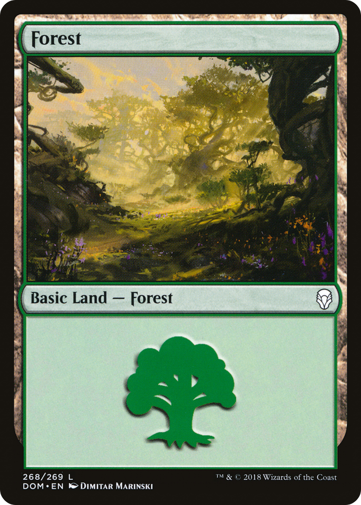 Forest (DOM-268) - Dominaria