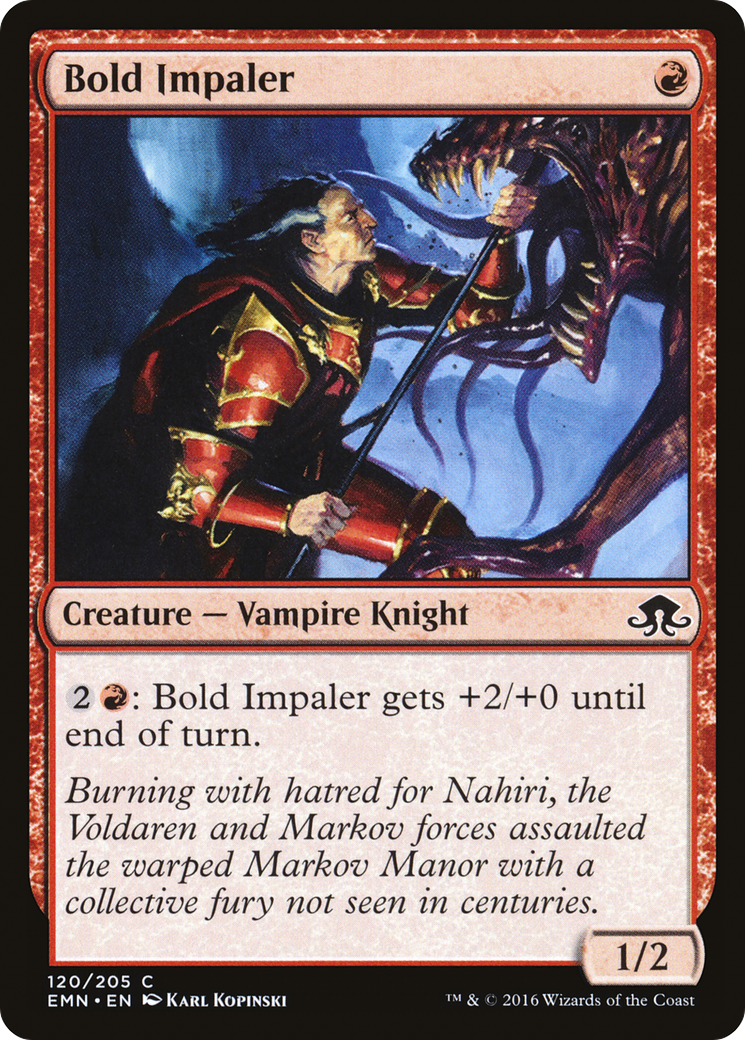 Bold Impaler (EMN-120) - Eldritch Moon Foil