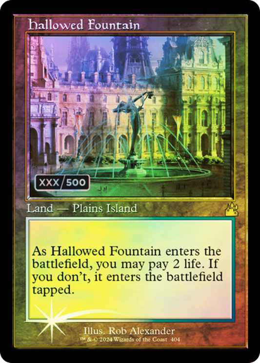 Hallowed Fountain (RVR-404Z) - Ravnica Remastered Foil