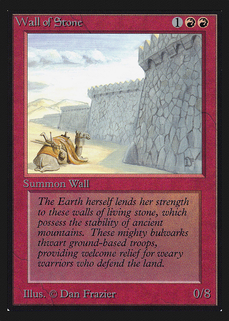 Wall of Stone (CED-183) - Collectors' Edition