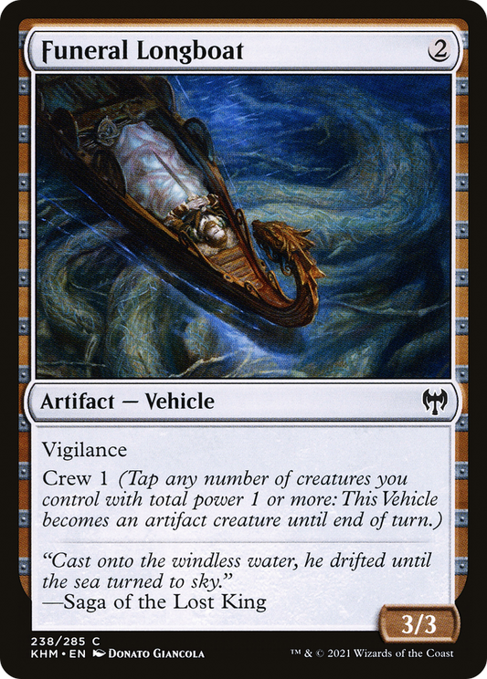 Funeral Longboat (KHM-238) - Kaldheim Foil