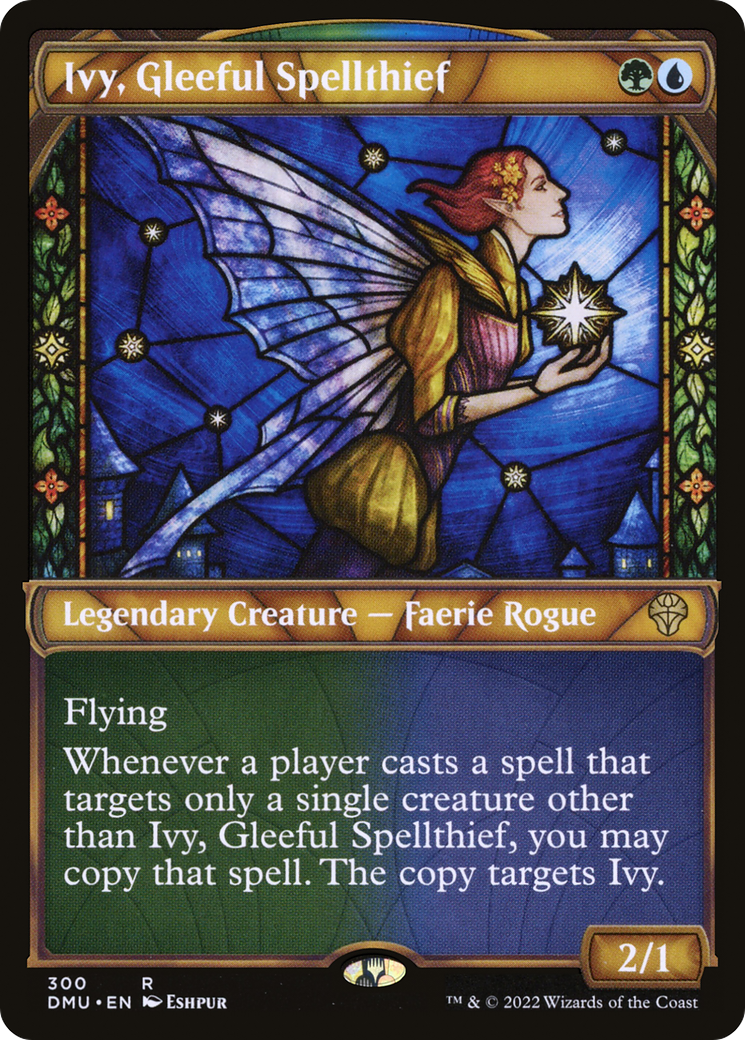 Ivy, Gleeful Spellthief (DMU-300) - Dominaria United: (Showcase) Foil