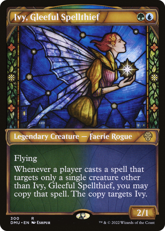 Ivy, Gleeful Spellthief (DMU-300) - Dominaria United: (Showcase) Foil