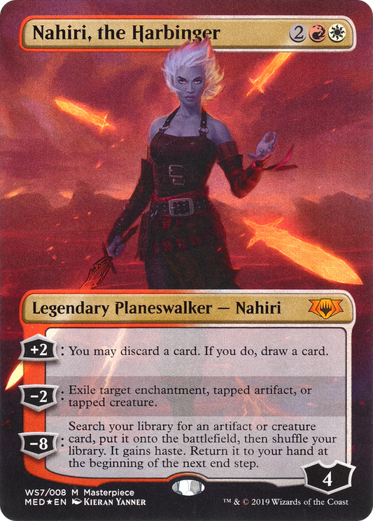 Nahiri, the Harbinger (MED-WS7) - Mythic Edition (Borderless) Foil