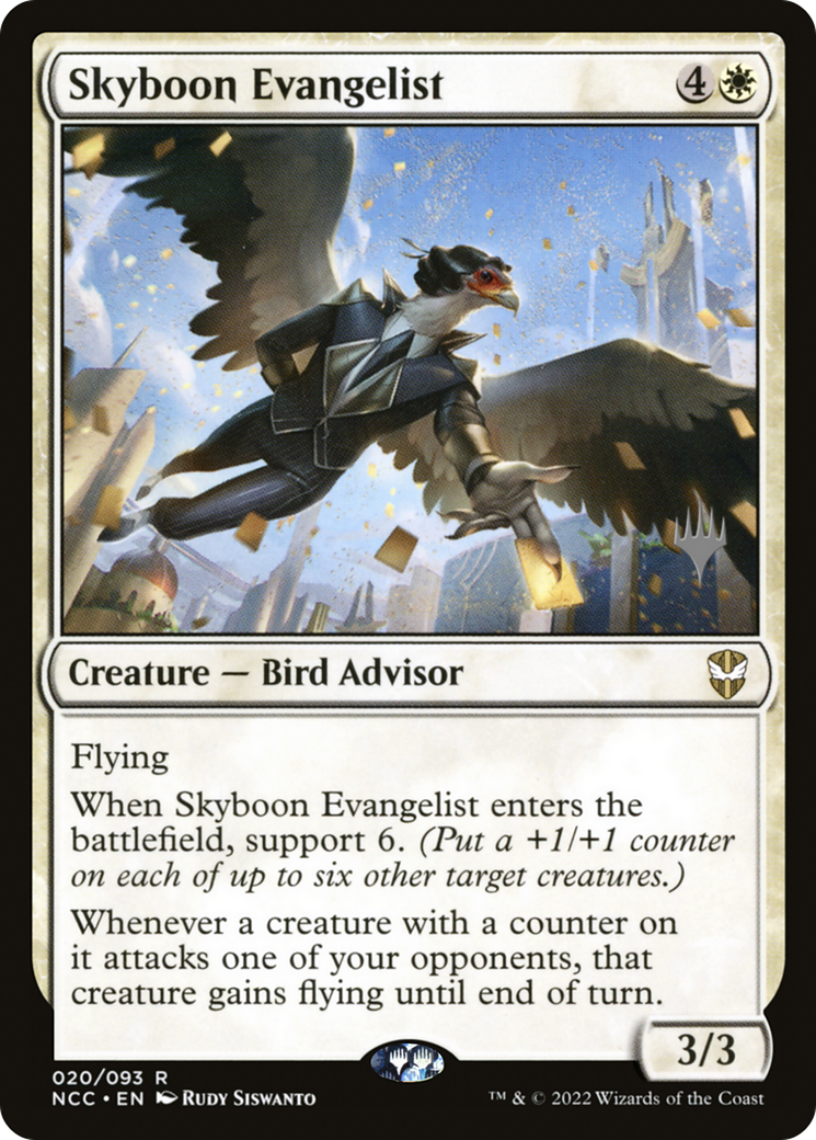 Skyboon Evangelist (PNCC-20P) - New Capenna Commander Promos Foil