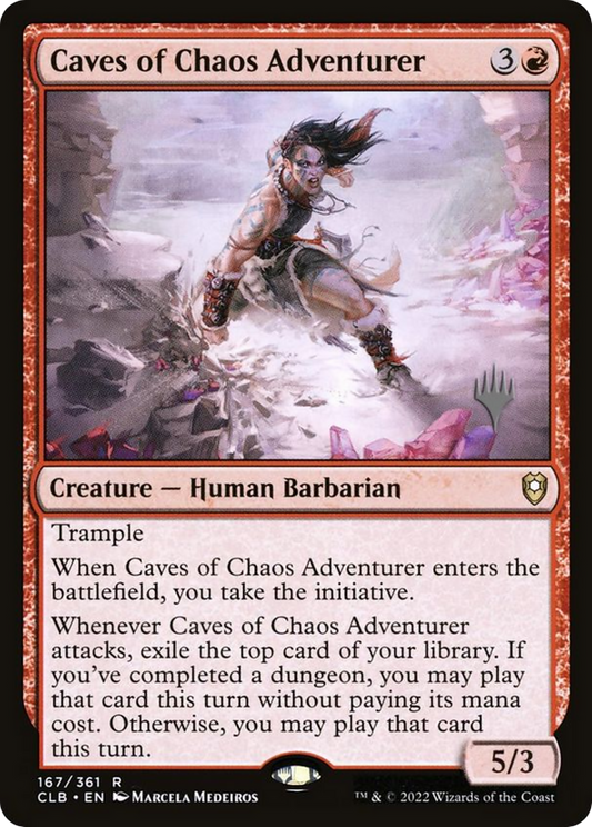 Caves of Chaos Adventurer (PPLCI-167P) - Battle for Baldur's Gate Promos (Promo Pack) Foil