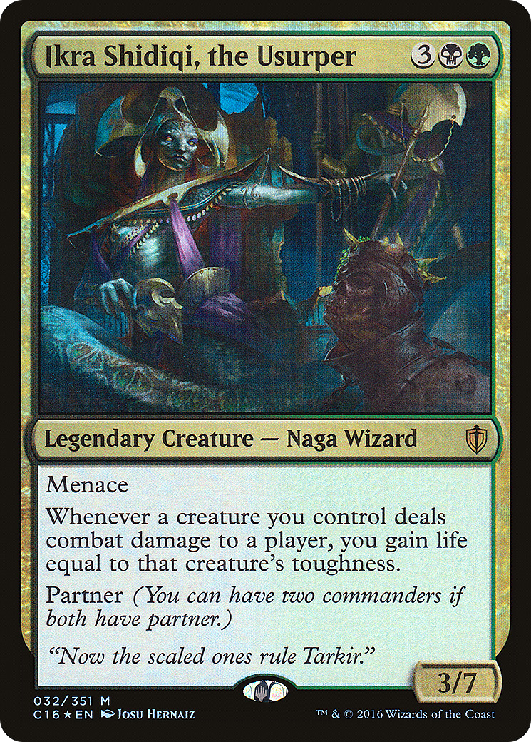 Ikra Shidiqi, the Usurper (C16-032) - Commander 2016 Foil