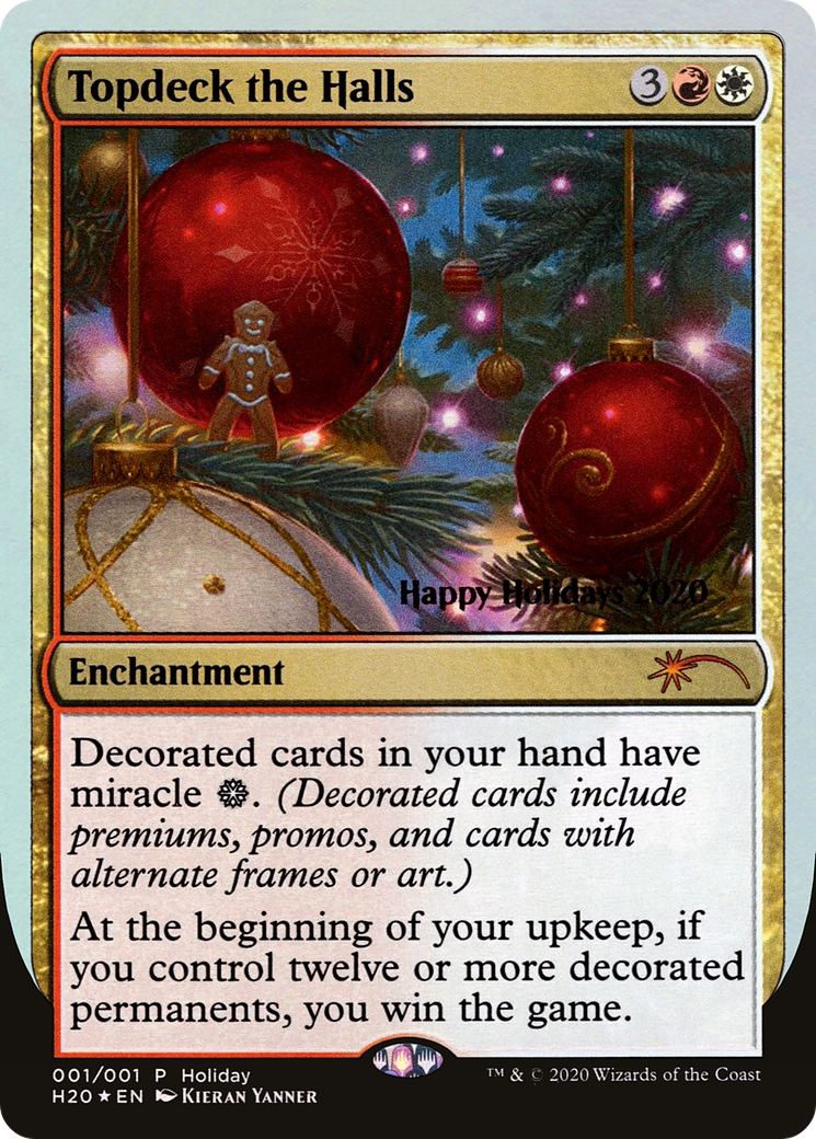 Topdeck the Halls (HHO-020) - Happy Holidays Foil