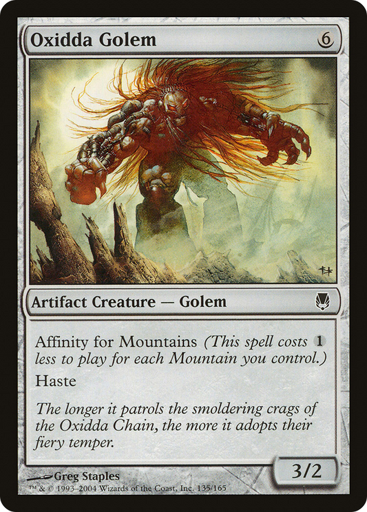 Oxidda Golem (DST-135) - Darksteel Foil