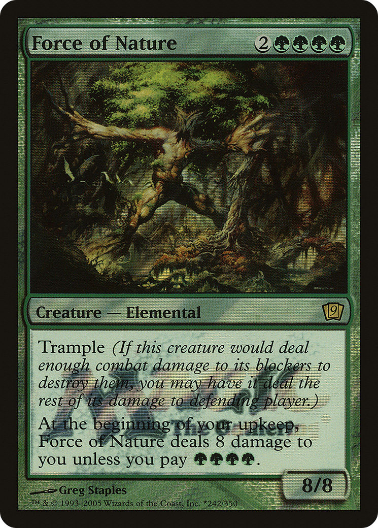 Force of Nature (P9ED-242★) - Ninth Edition Promos Foil