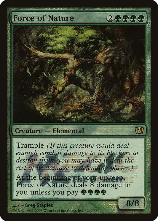 Force of Nature (P9ED-242★) - Ninth Edition Promos Foil