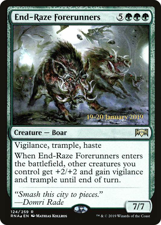 End-Raze Forerunners (PRNA-124S) - Ravnica Allegiance Promos Foil