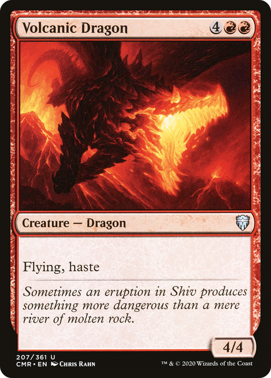 Volcanic Dragon (CMR-207) - Commander Legends