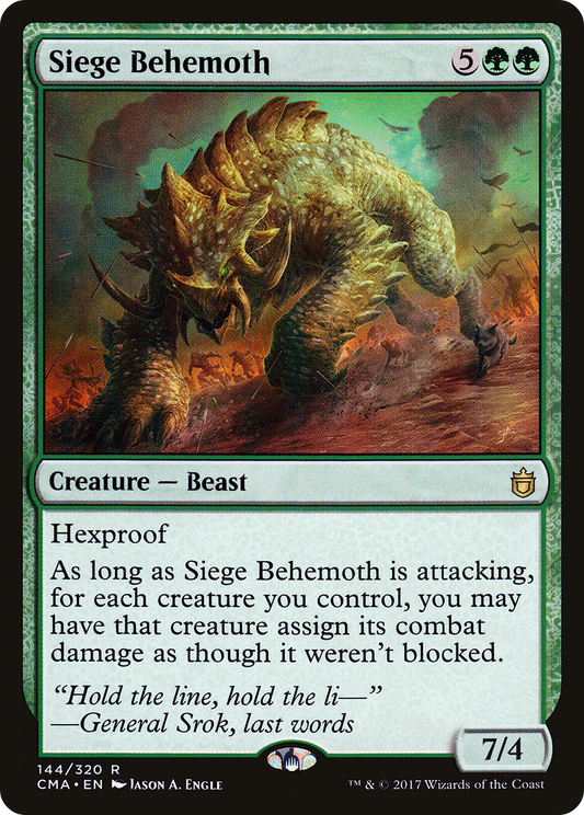 Siege Behemoth (CMA-144) - Commander Anthology