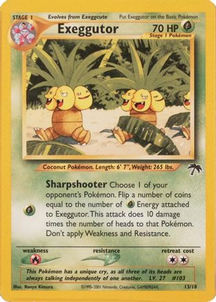 Exeggutor 013 - Southern Islands Normal - Promo