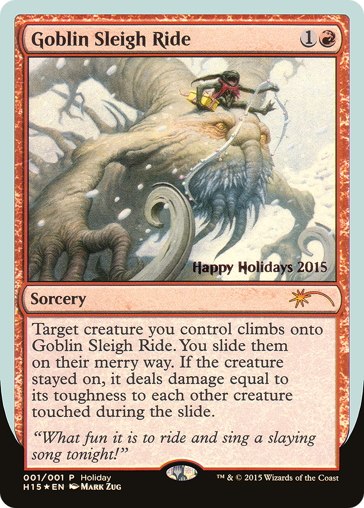 Goblin Sleigh Ride (HHO-015) - Happy Holidays Foil