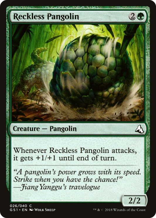 Reckless Pangolin (GS1-026) - Global Series Jiang Yanggu & Mu Yanling