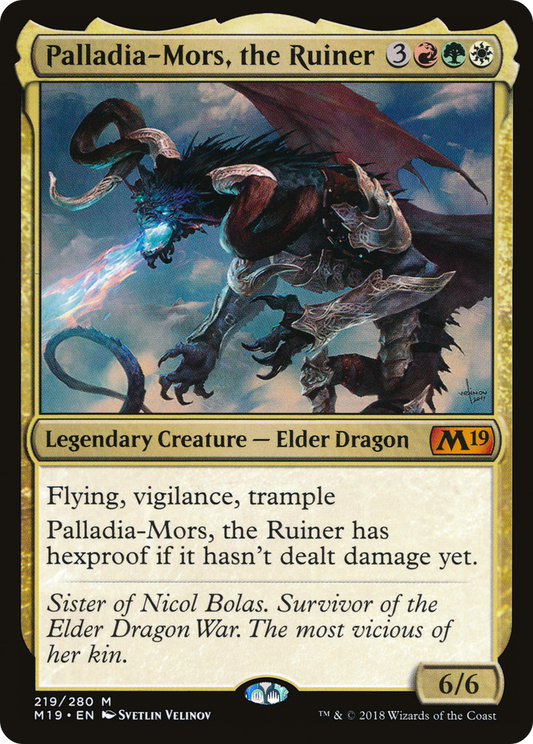 Palladia-Mors, the Ruiner (M19-219) - Core Set 2019 Foil