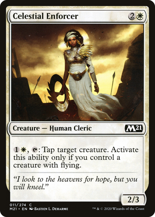 Celestial Enforcer (M21-011) - Core Set 2021 Foil