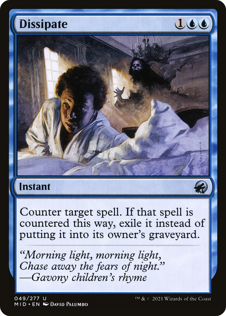 Dissipate (MID-049) - Innistrad: Midnight Hunt Foil