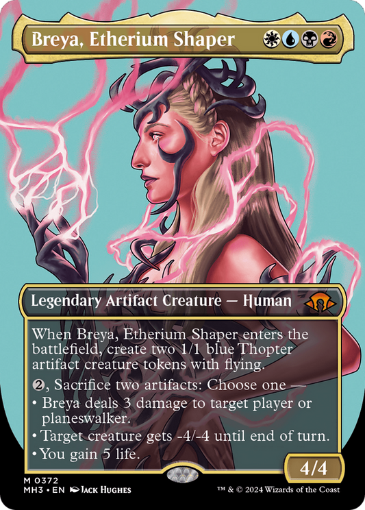 Breya, Etherium Shaper (Borderless) (MH3-372) - Modern Horizons 3 (Borderless) Foil