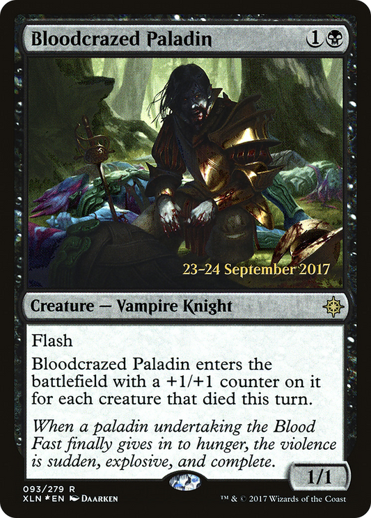 Bloodcrazed Paladin (PXLN-93S) - Ixalan Promos Foil