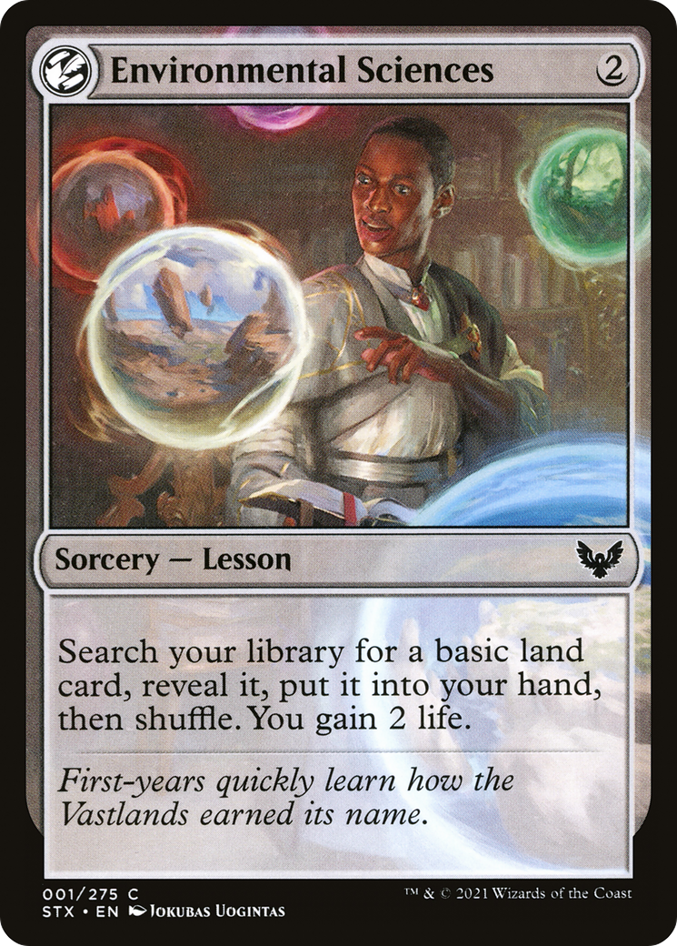 Environmental Sciences (STX-001) - Strixhaven: School of Mages: (lesson) Foil