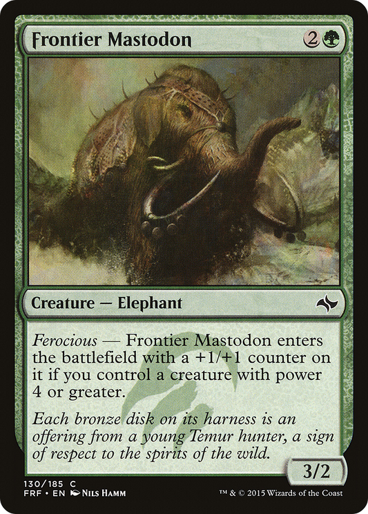 Frontier Mastodon (FRF-130) - Fate Reforged