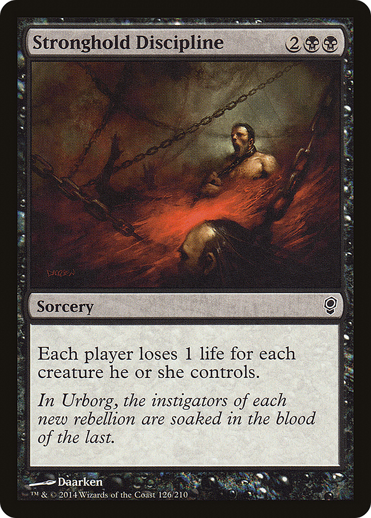 Stronghold Discipline (CNS-126) - Conspiracy Foil