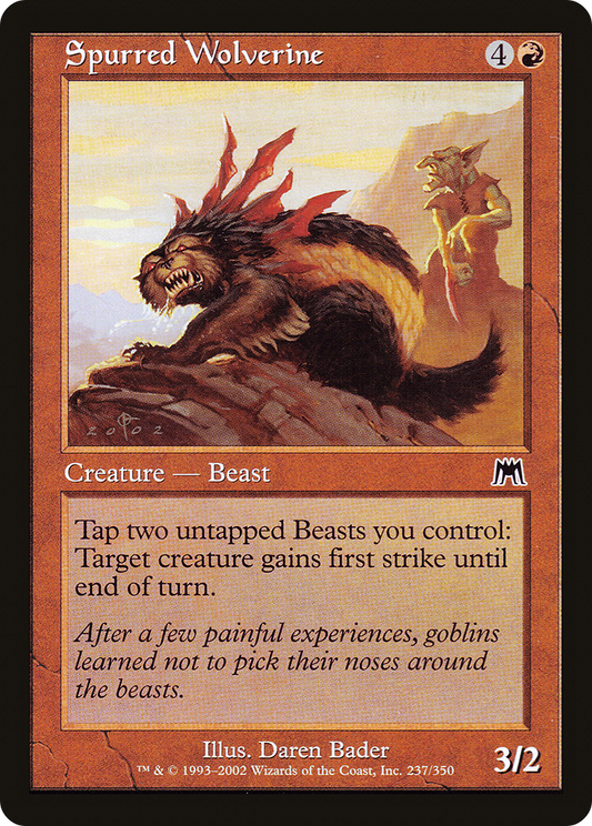 Spurred Wolverine (ONS-237) - Onslaught Foil