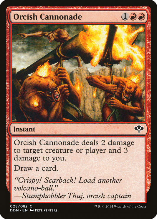 Orcish Cannonade (DDN-028) - Duel Decks: Speed vs. Cunning