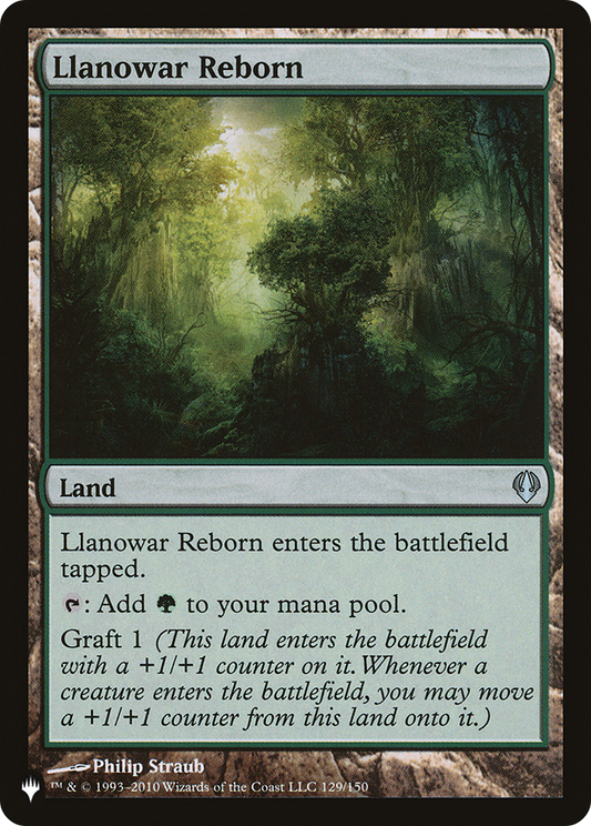 Llanowar Reborn (LIST-ARC-129) - The List