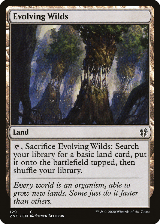 Evolving Wilds (ZNC-129) - Zendikar Rising Commander