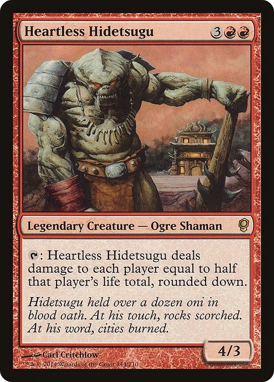 Heartless Hidetsugu (CNS-144) - Conspiracy Foil