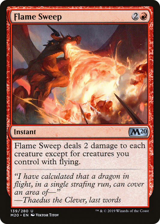 Flame Sweep (M20-139) - Core Set 2020